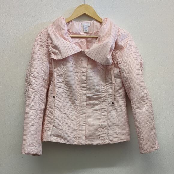 Chico's Pink Puffer Jacket size 0 - Picture 2 of 5